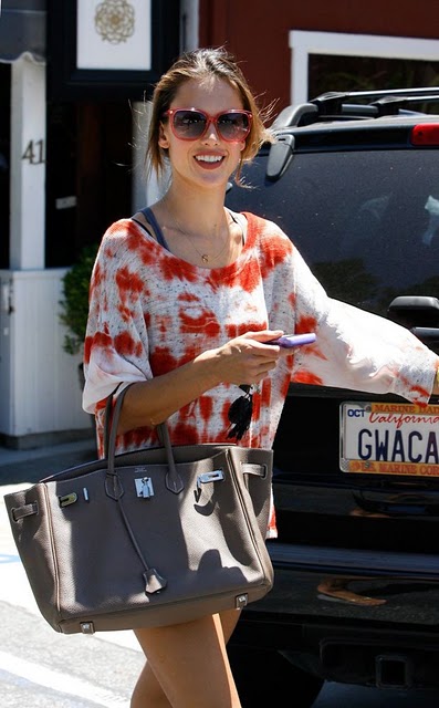 Alessandra Ambrosio Hermes Birkin