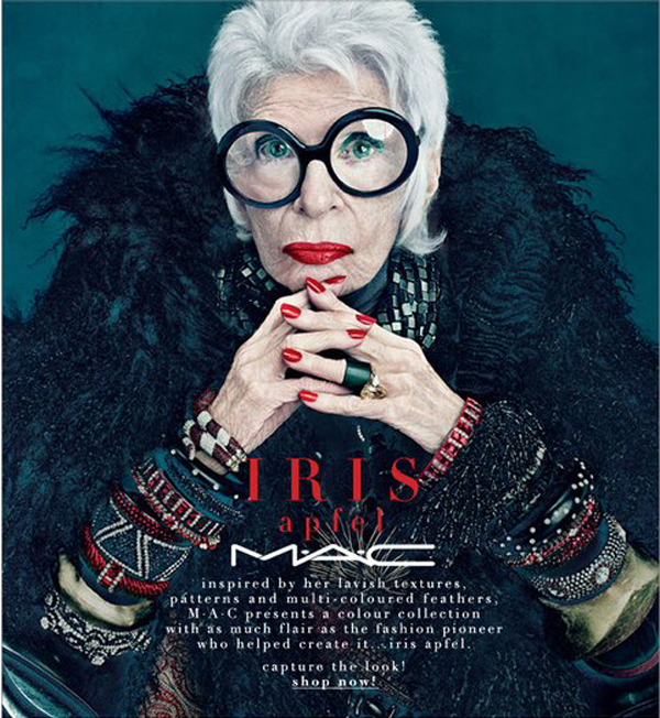 Iris Apfel for MAC