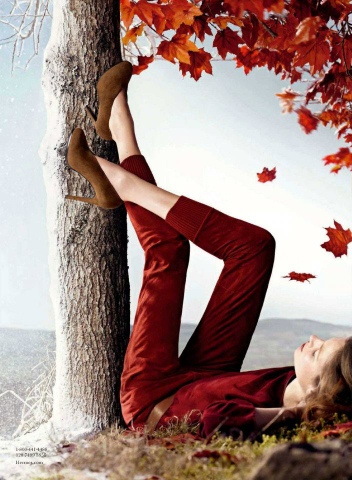 Hermés Fall Winter 2012 Ad Campaign with Nathaniel Goldberg and Bette Frank.