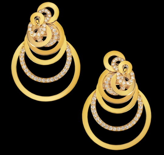 Gipsy earrings, De Grisogono