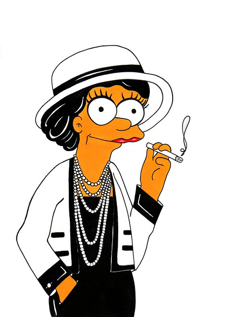 Marge-Simpson-Loves-Coco-Chanel.-Fashion-Simpsons-