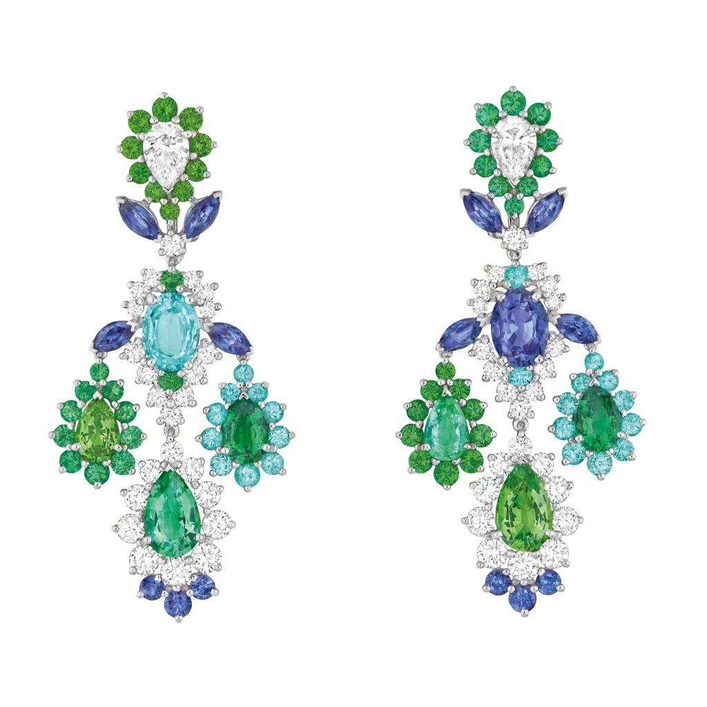 Dear Dior emerald earrings