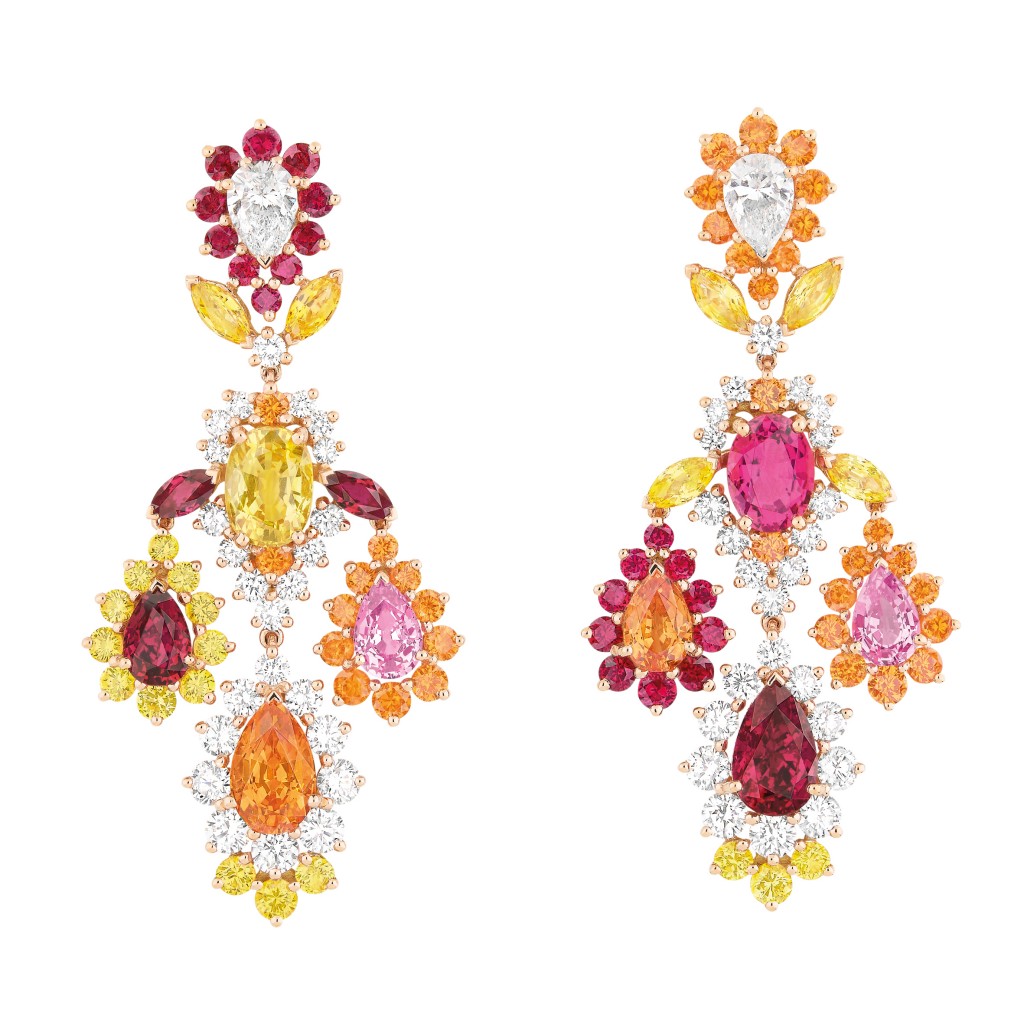 Dear Dior spessartite garnet earrings