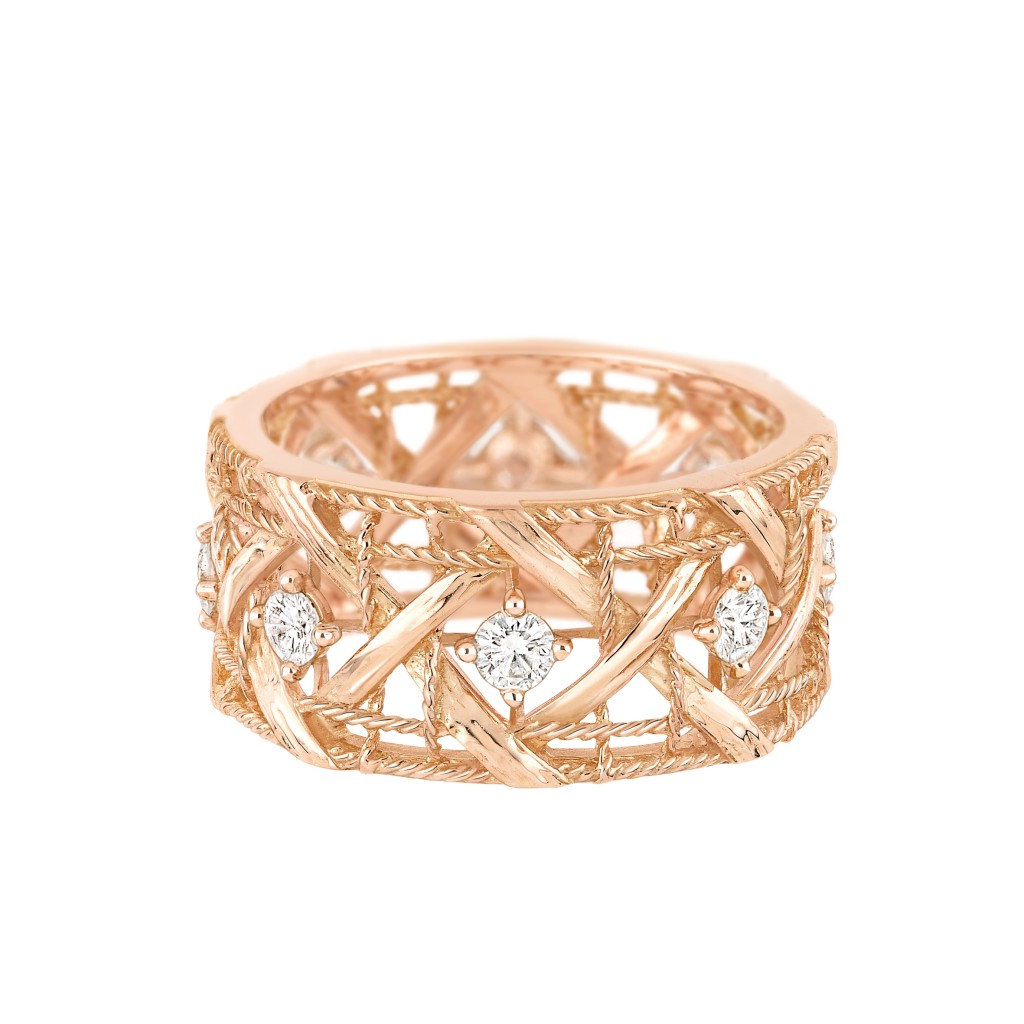 My Dior LM ring - Pink gold and diamonds