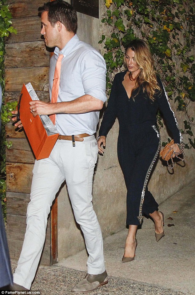 Blake Lively y Ryan Reynolds en Celler Can Roca