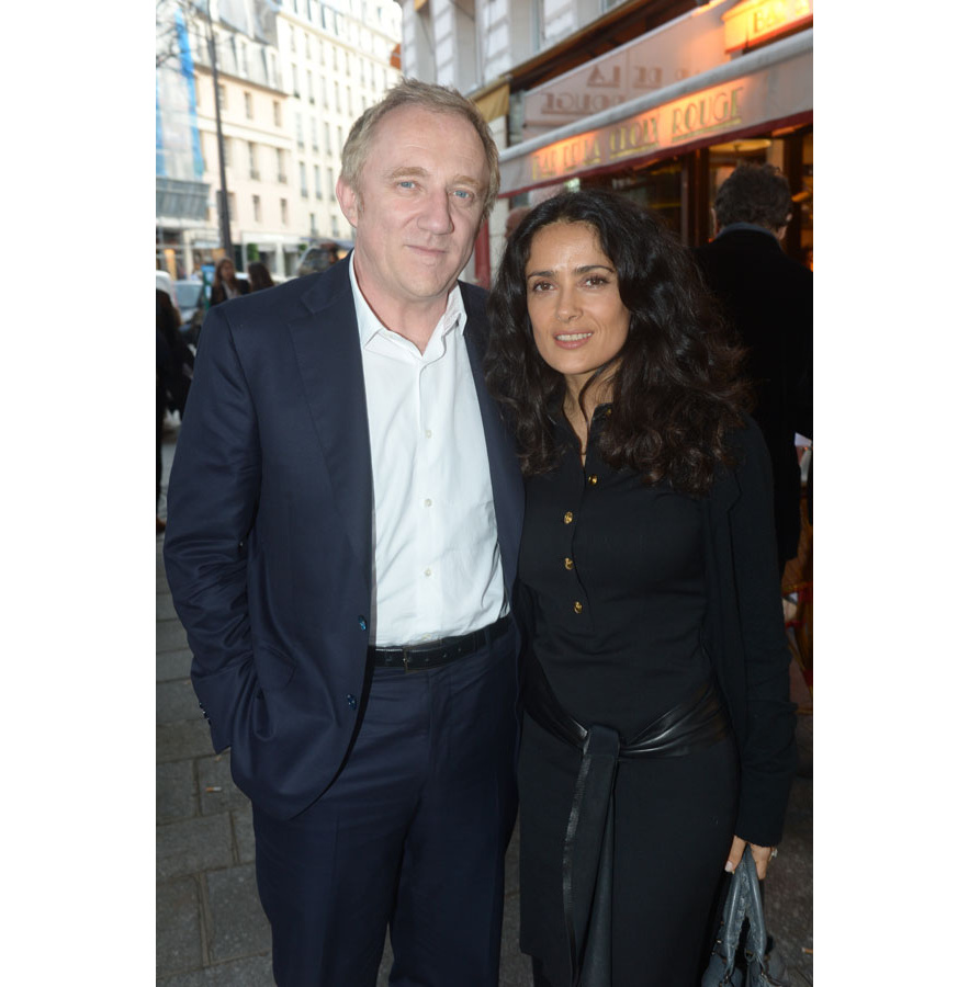 Salma Hayek and Francois Pinault at stone