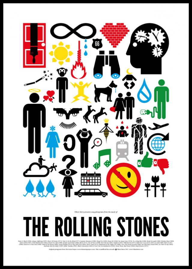 Pictogram-Rock-Posters Viktor Hertz