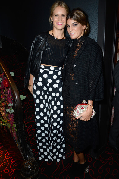 Bianca Brandolini and Eugenie Niarchos at Moncler, Paris