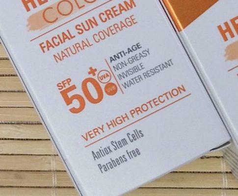Heliokos Crema Solar Facial Anti Age FP 50+ con color, KOSEI